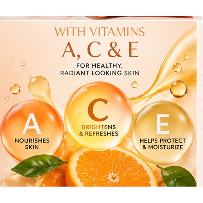 Global Beauty Care Vitamin C Facial Cleansing Wipes A C & E Individually Wrapped