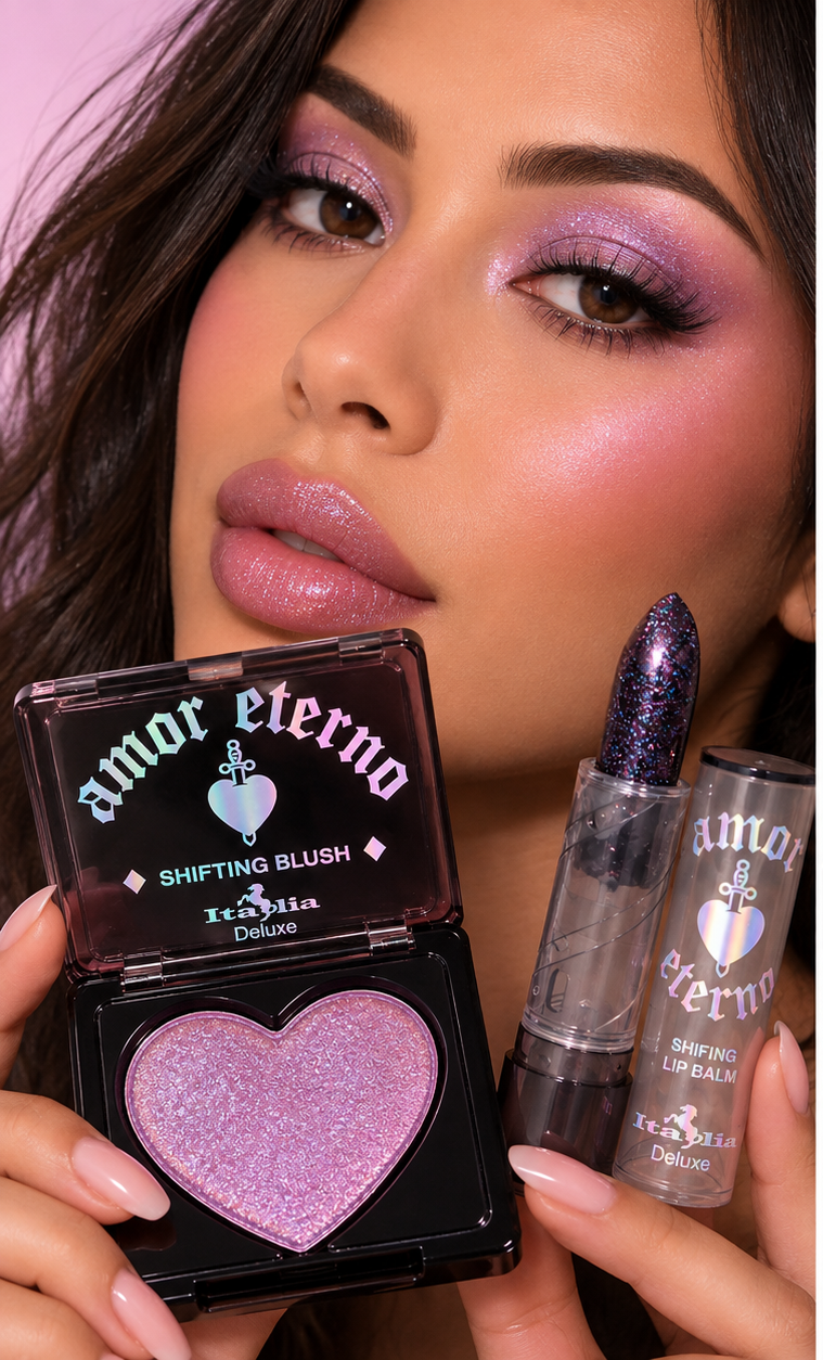 Italia Deluxe Amor Eterno Shifting Blush & Makeup Stick 2-Piece Set