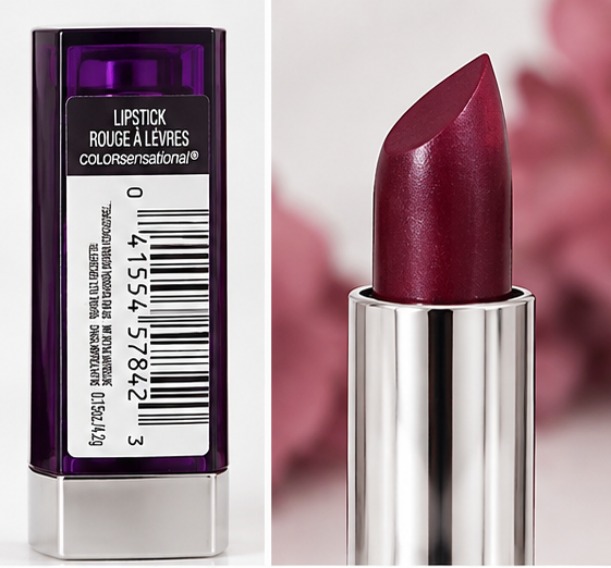 Maybelline Color Sensational Lipstick 400 Berry Go Cream Lip Color 0.15 oz