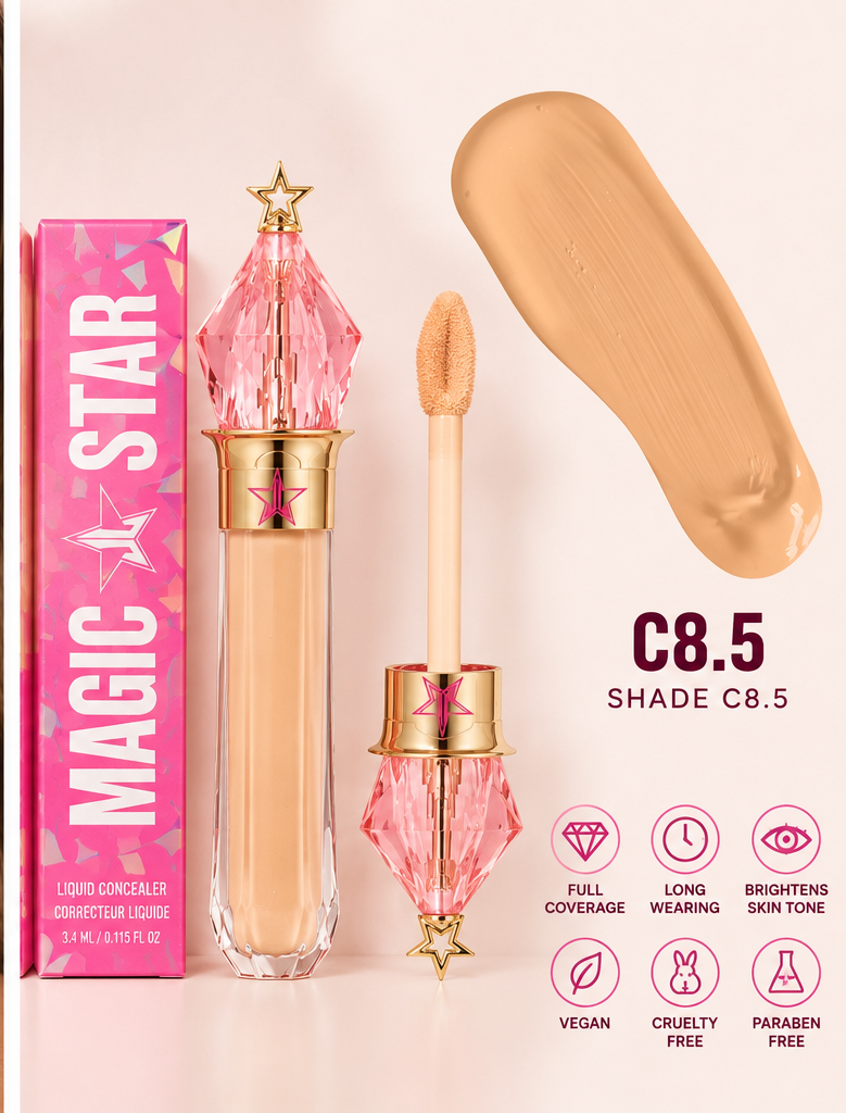 Jeffree Star Magic Star Liquid Concealer C8.5 Full Coverage 0.11 fl oz