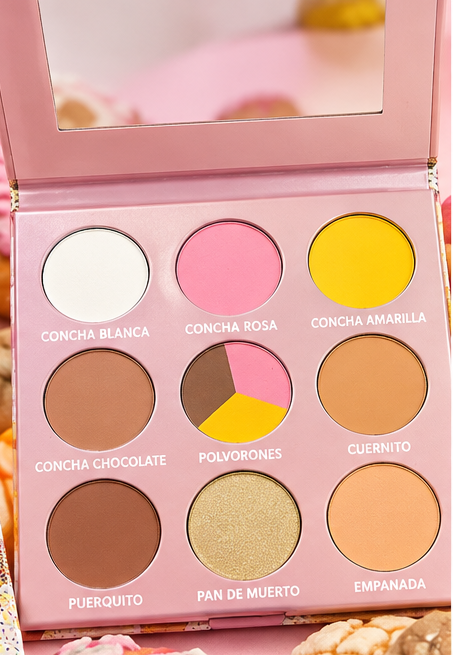 AMUSE Cosmetics Pan Dulce 9 Color Eyeshadow Palette with Mirror