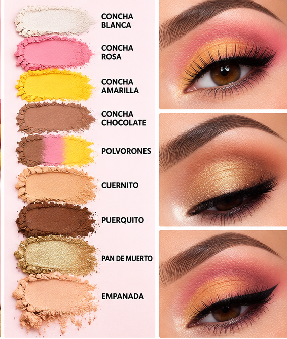 AMUSE Cosmetics Pan Dulce 9 Color Eyeshadow Palette with Mirror