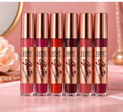 RMT Romantic Beauty Shine Glossy Liquid Lipstick Set of 6 Shades