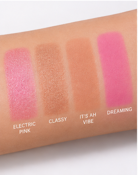 BeBella Cosmetics Blushed Color Quad Light 4-Shade Blush Palette