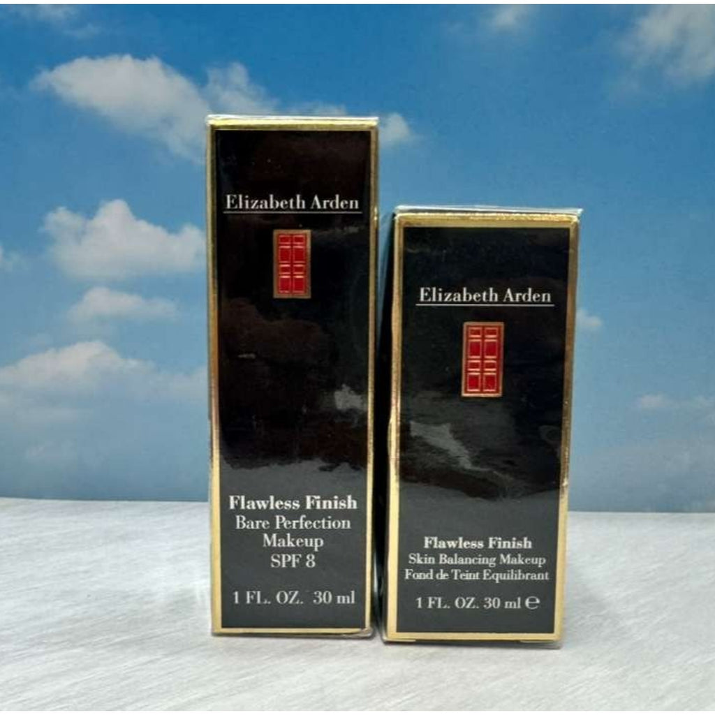 Elizabeth Arden Flawless Finish Makeup Lot 2 SPF 8 NOS 44 45 new