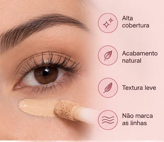 Ruby Rose Feels Liquid Concealer Shade 20 Pudim 6.6ml