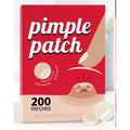 200 Pcs Hydrocolloid Pimple Patches – Transparent Waterproof Acne Spot Stickers