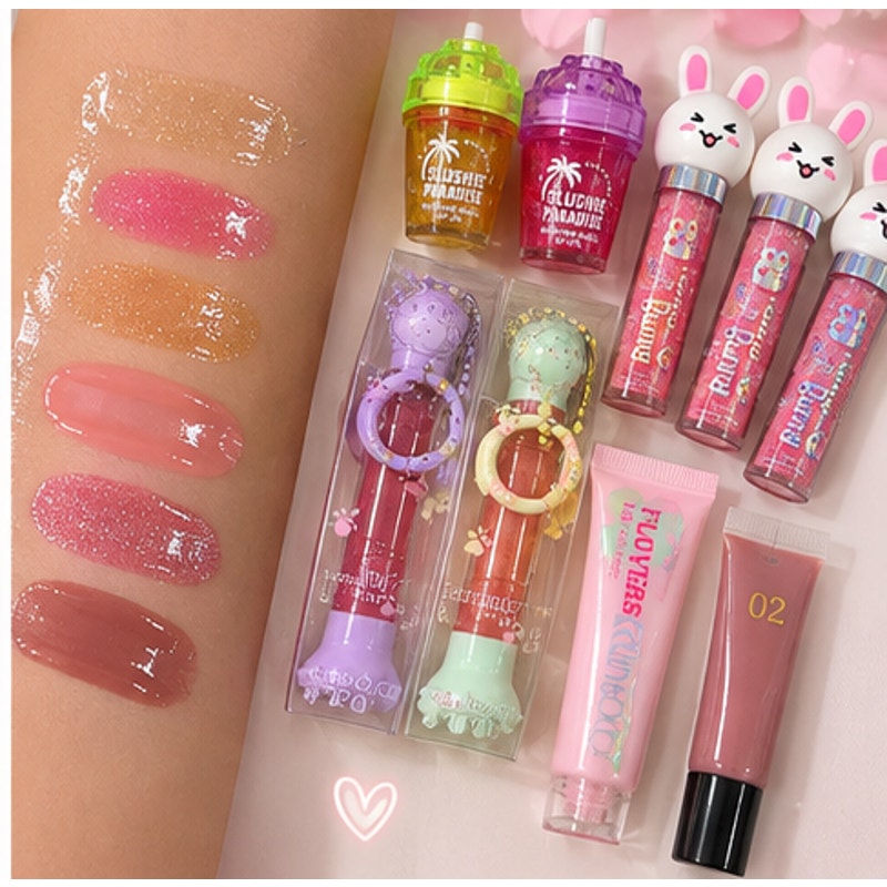Mixed Brand Lip Care & Gloss Beauty Bundle – 13 Piece Gift Set