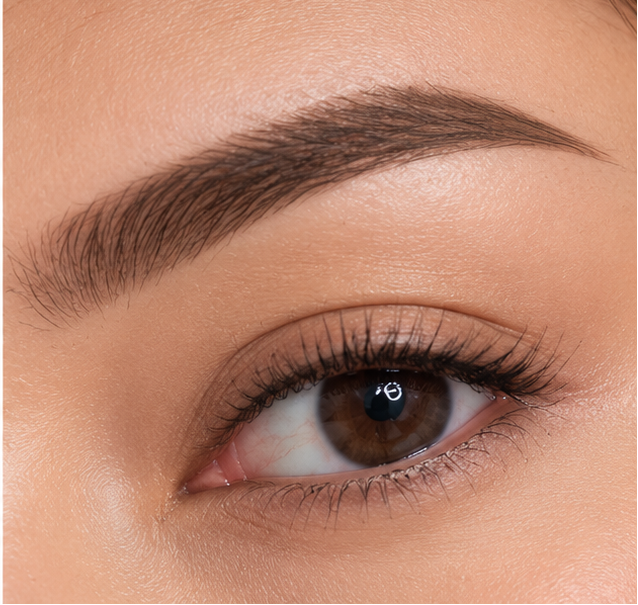 AMUSE Cosmetics Matte Pro Brow Kit Soft Brown Eyebrow Powder & Stencils