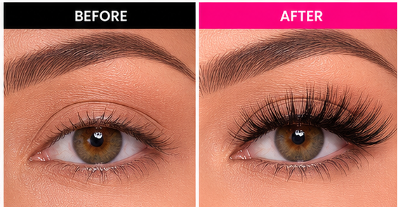 Ardell Magnetic Liner & Lash Wispies Kit Waterproof Reusable Black Gel