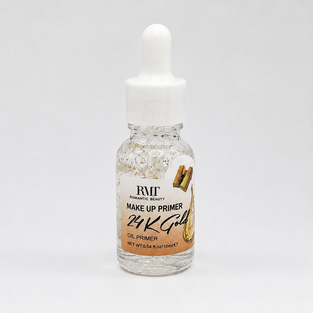 RMT Romantic Beauty 24K Gold Makeup Primer Oil – Hydrating Face Primer 16ml / 0.54 fl oz