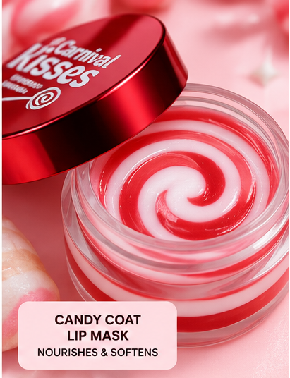 RMT Romantic Beauty Carnival Kisses Lip Gloss & Lip Mask Gift Set – 3 Piece Set