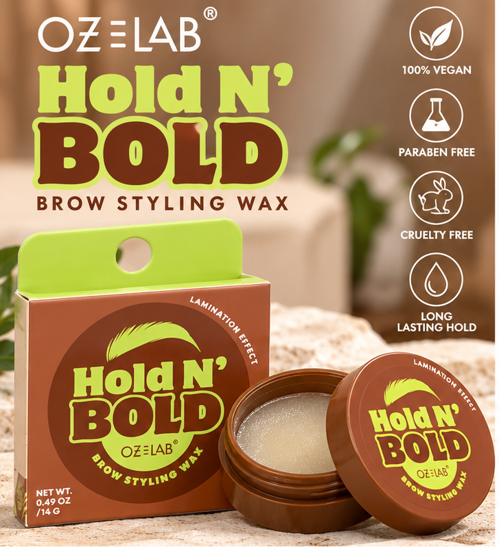 Oz Lab Hold'N Bold Brow Styling Wax 0.49oz OZB-2416