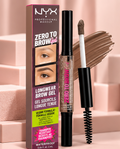 NYX Zero to Brow Longwear Brow Gel ZTBG03 Taupe Waterproof Vegan 2 mL