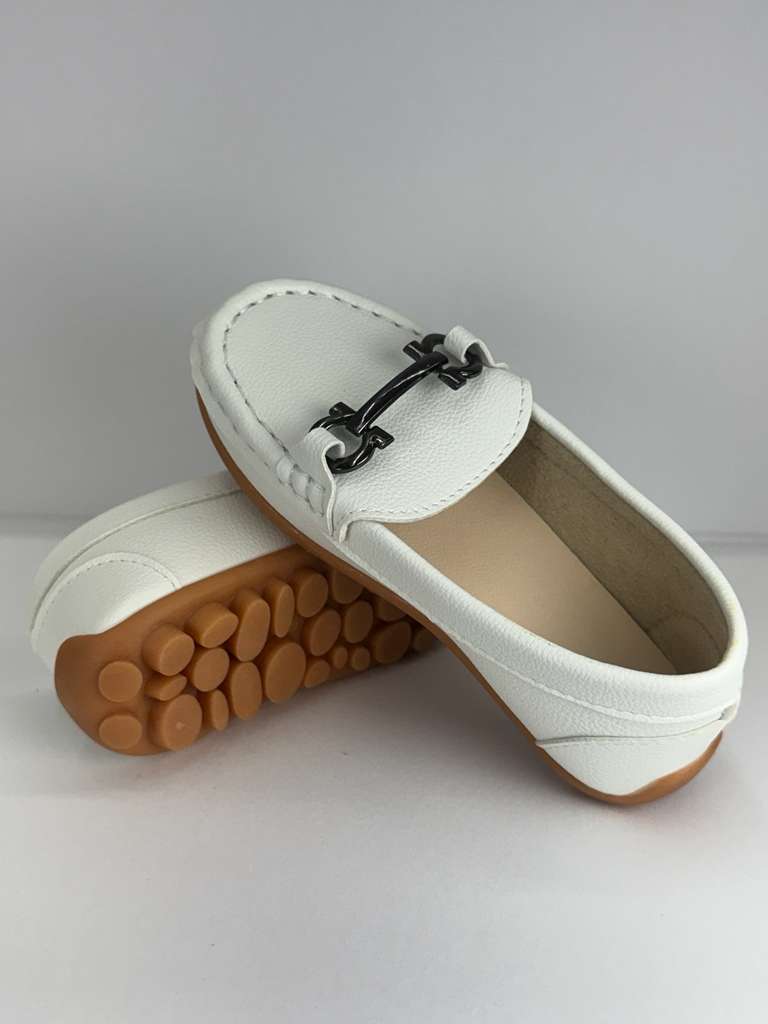 Children Moccasin Shoes Boys Fashion Leather Shoes Children Simple Flats Moccasins for School Travel Play and Various parties (Copy)
