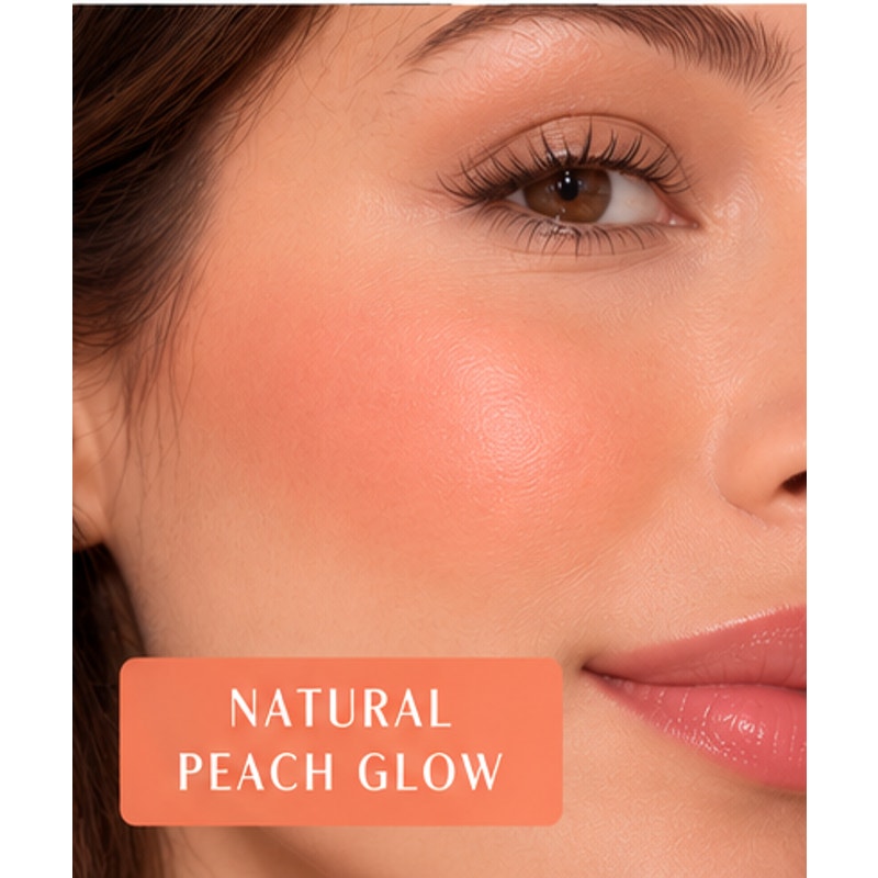 OZE LAB Blusher Stick 02 Just Peachy Cream Blush Lightweight Cheek Makeup