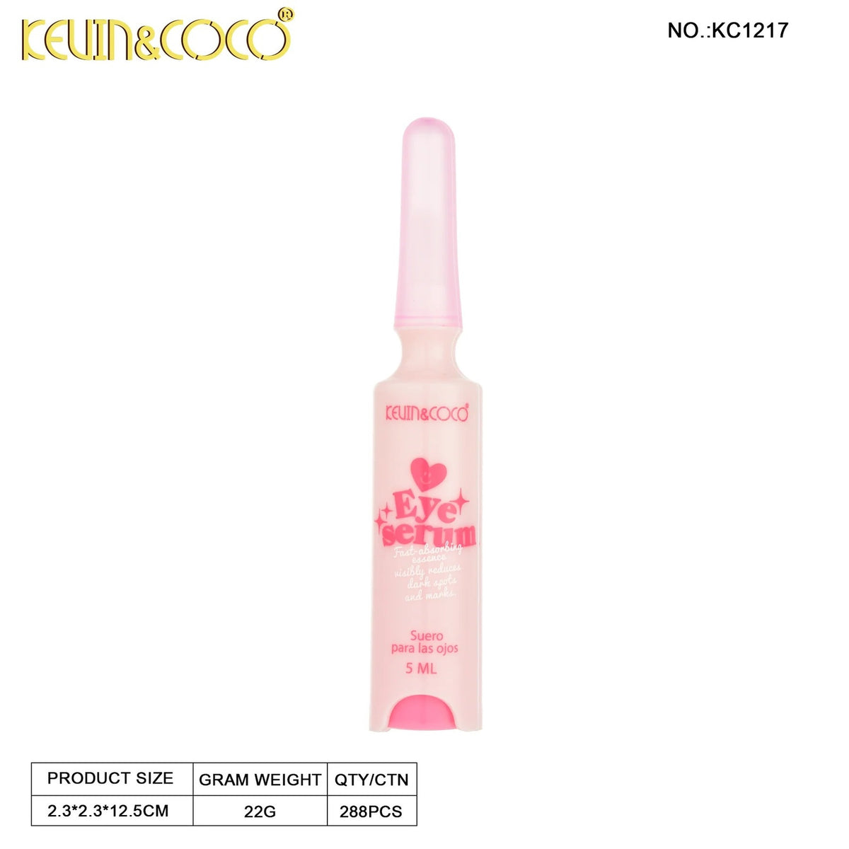KEVIN&COCO Aloe Vera Eye Serum – Deep Repair & Reducing Puffiness – 5 mL