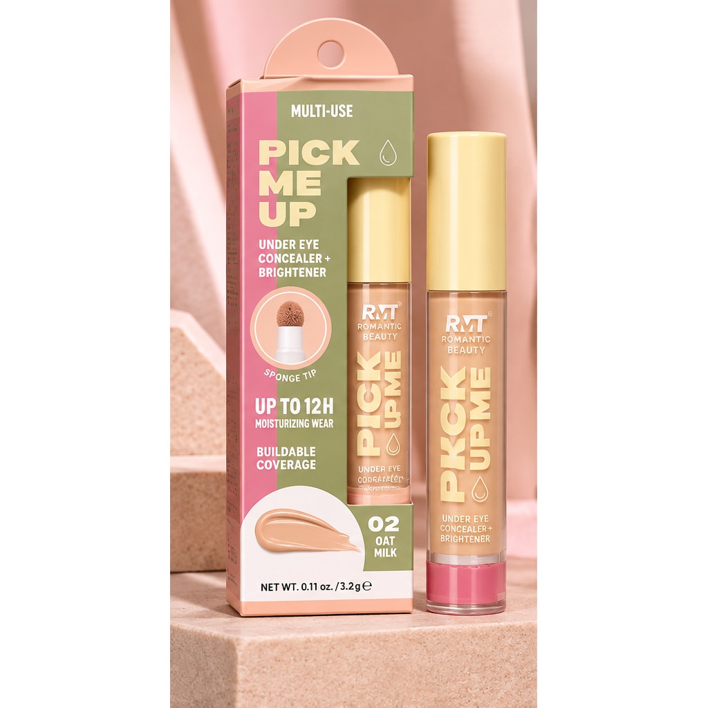 Romantic Beauty Pick Me Up Concealer Brightener 02 Oat Milk 0.11 oz