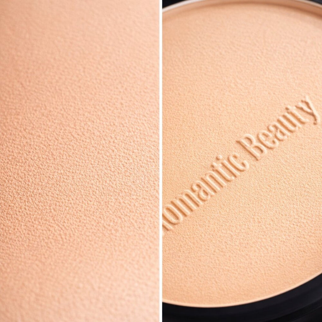 Romantic Beauty Pressed Face Powder Shade 02 with Mirror & Puff