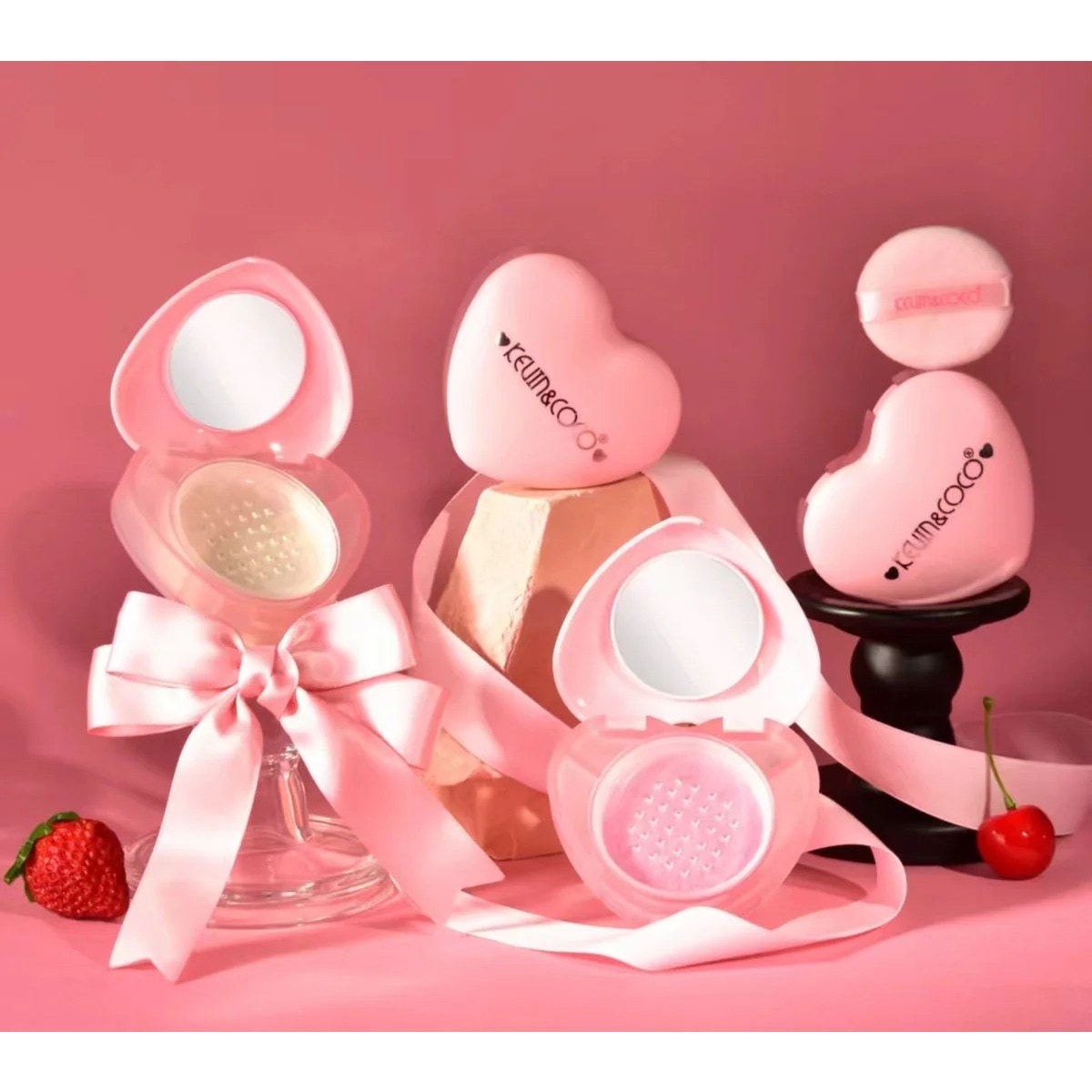 Kevin & Coco Magical Heart Loose Powder & Blush 1008